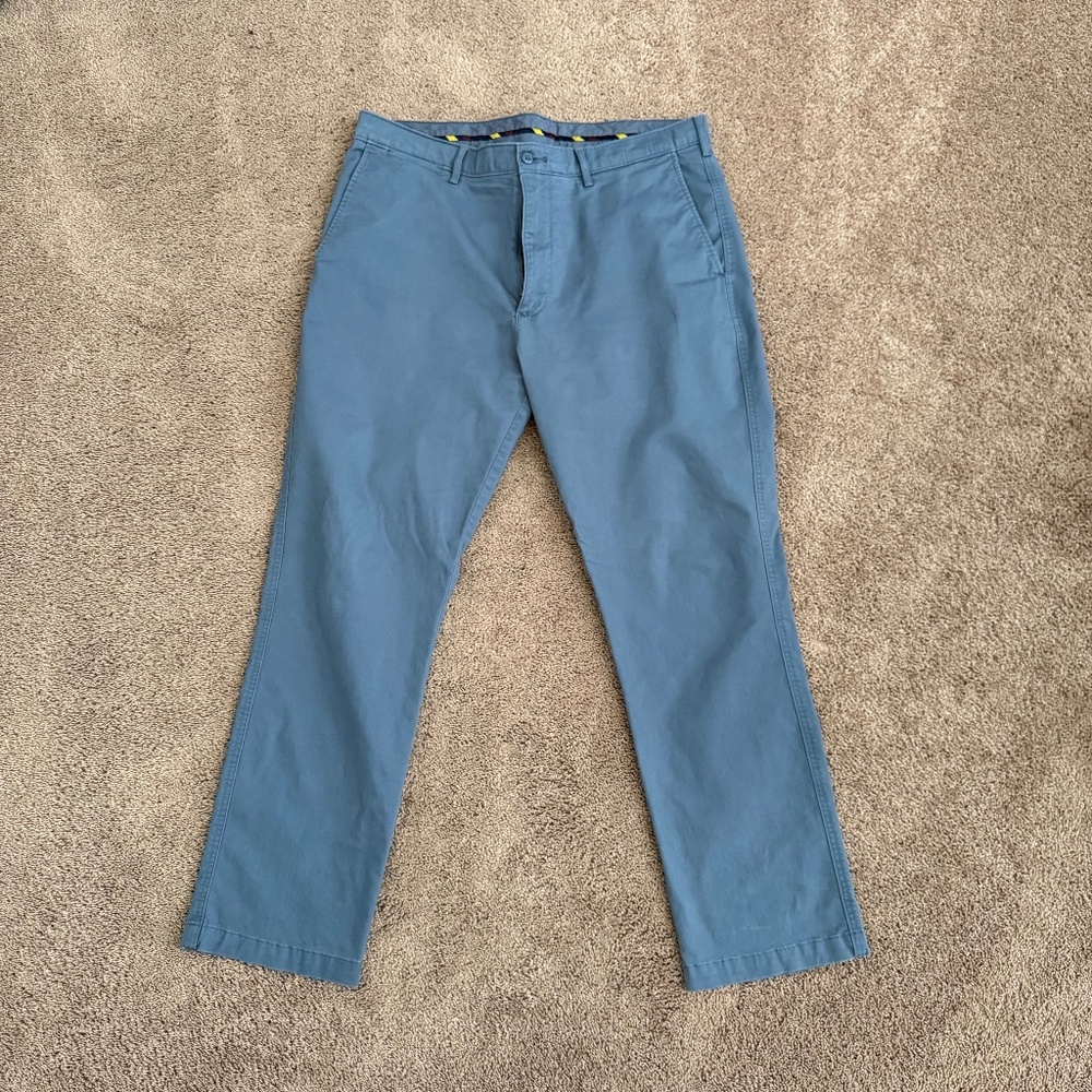 Cremieux Blue Label Soho Tailored-Fit Flat-Front Twill Comfort Stretch Pants